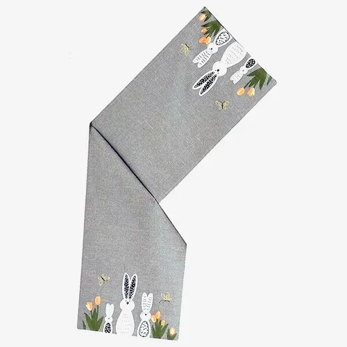 Tischläufer Grau von Landhaus