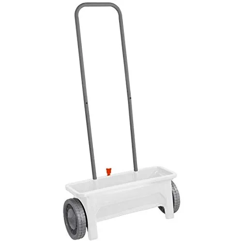 GT Garden Streuwagen, Universalstreuer für Rasen oder Dünger auf Rädern, 45cm Streubreite, 12 Liter Fassungsvermögen