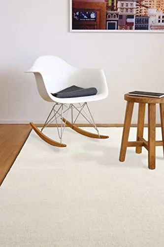 floor factory Gabbeh Teppich Karma Natur 80x150 cm - handgefertigt aus 100% Schurwolle - Handgewebter Teppich aus 100% Schurwolle, ca. 15mm hoch, für ein gemütliches Raumklima. Mit modernem, natürlichem Design in acht Farben erhältlich. Hochwertige Verarbeitung garantiert Langlebigkeit und Freude an diesem besonderen Wohnaccessoire.