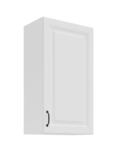 Küchen-Preisbombe Hängeschrank 50 cm Stilo Weiß - Hängeschrank 50 cm mit 3 Einlegböden, leisen Dämpferscharniere und wahlbarem Türanschlag. Ideal für Ihre Einbauküche im Landhausstil.