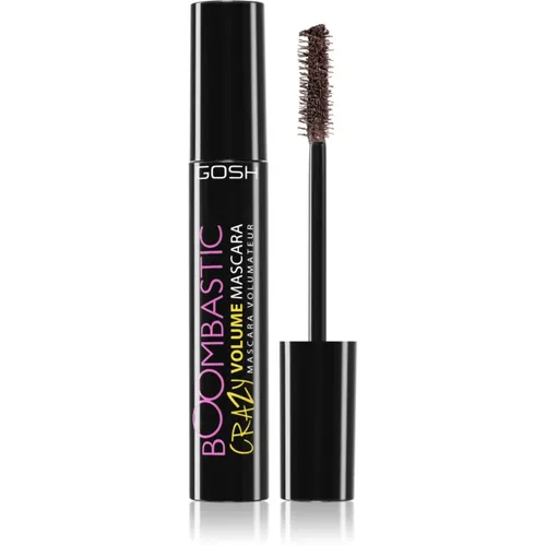Gosh Boombastic Volumen-Mascara für geschwungene Wimpern Farbton 005 Chocolate Brown 13 ml