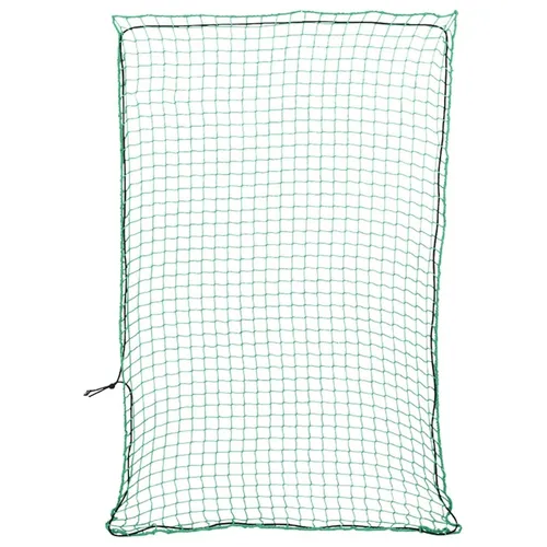 Anhängernetz Transportnetz Gepäcknetz mit Gummiseil Grün 2,2x1,5m PP vidaXL