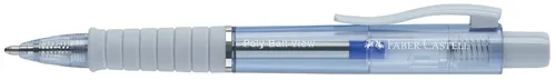 FABER-CASTELL Druckkugelschreiber POLY BALL VIEW hellblau