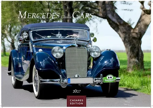 Mercedes Classic Cars Kalender 2027 - Wandkalender - Erleben Sie die Faszination klassischer Fahrzeuge mit dem hochwertigen Wandkalender 2027. Perfekt für Auto-Liebhaber und als stilvolle Wanddekoration.