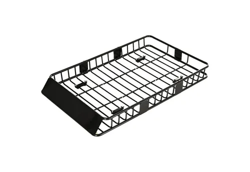 HOMCOM Dachgepäckträger fürs Auto - 99 x 62 x 16 cm, erweiterter Stauraum für Koffer und große Gegenstände, passend für verschiedene Automodelle