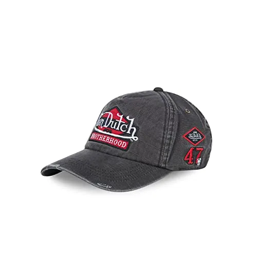 Von Dutch Casquette Brotherhood Grise Adulte - Stylische Baseball Cap für Herren, verstellbar und komfortabel, ideal für jeden Anlass. Perfekt als Geschenk für Männer zu besonderen Anlässen!