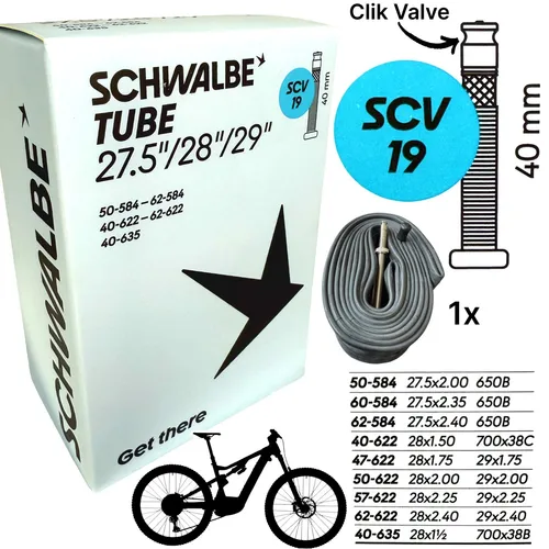 Schwalbe MTB Fahrrad-Schlauch SCV19 27,5