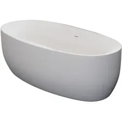 Freistehende Badewanne Dokos 180x100 cm - Moderne Acrylwanne für 2 Personen, freistehend und mit schneller Reinigung. Ideal für ein luxuriöses Badeerlebnis in Ihrem Badezimmer.