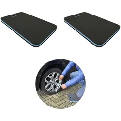 2x Kniekissen für Garten und Auto 50x30cm – Knieschoner, Öl- und Benzin-resistent mit Hängegriff Kniebrett knieschonend