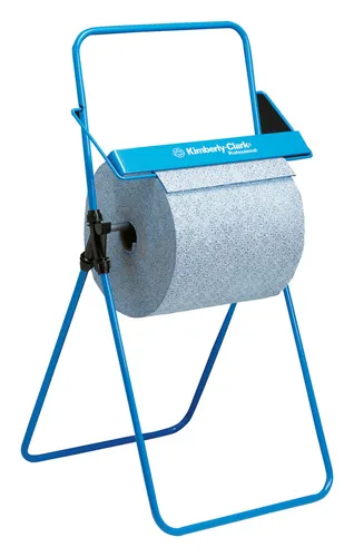 Kimberly-Clark Bodenständer für Großrollen, Metall, blau in blau von Kimberly-Clark