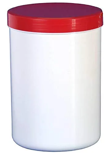 Schraubdose Salbendosen 1000g 1250 ml Deckel rot Salbendöschen 10