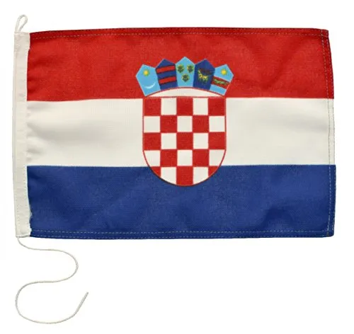 Navyline Gastlandflagge Kroatien in Zwei Größen, Größe:20 x 30 cm