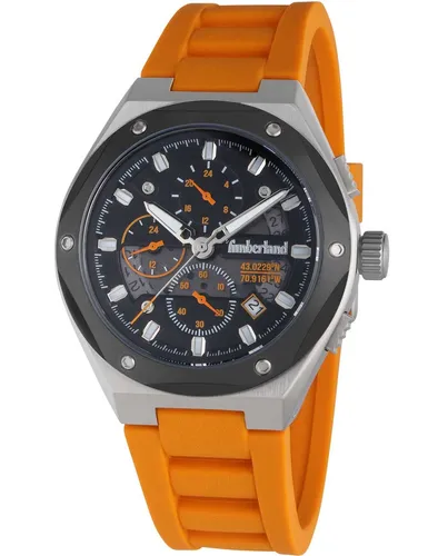 Timberland Abbotville Herrenuhr 45mm 5ATM - Armbanduhren für Herren mit sportlichem Design, 24-Stunden-Anzeige und 2 Zeitzonen. Ideal für aktive Lebensstile, wasserdicht bis 5ATM.