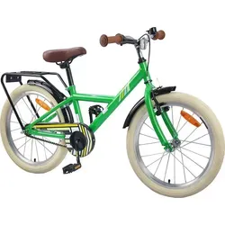 vidaXL Kinderfahrrad 20 Zoll für 6-11 Jahre - Grün - Klassisches 20 Zoll Kinderfahrrad mit verstellbarem Lenker und Sitz für wachsende Kinder. Stabiler Stahlrahmen und Gummigriffe sorgen für Sicherheit und Komfort bei jedem Abenteuer.