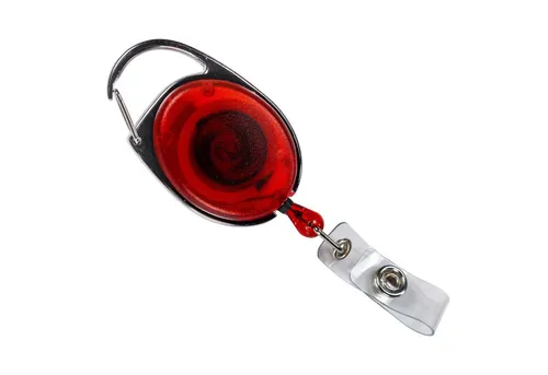 SBS Schlößer Baustoffe Schlüsselanhänger Set Skipasshalter Ausweishalter rot mit Gürtelclip, Schnurlänge 70cm (1-tlg)