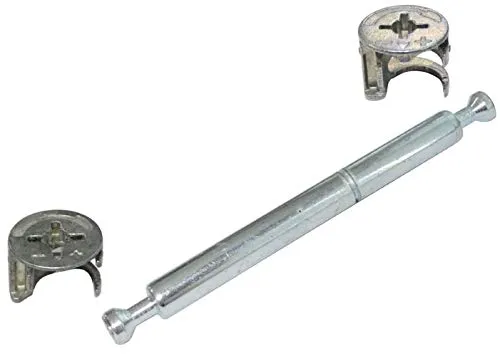Aerzetix: 10 Sets Dübel Beschläge Verbindungsstück Rastex Doppelpaneel Möbel 18 mm 86 mm C41555