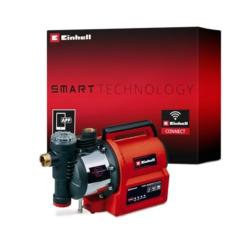 EINHELL Hauswasserautomat GE-AW 1144 SMART - Effiziente Wasserpumpe für Gartenbewässerung, mit automatischer Steuerung für komfortable Nutzung und optimalen Wasserdruck.