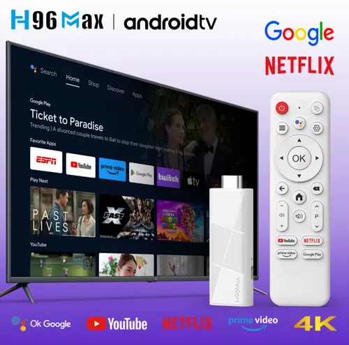 H96 Max 4K Ultra HD Smart TV Stick