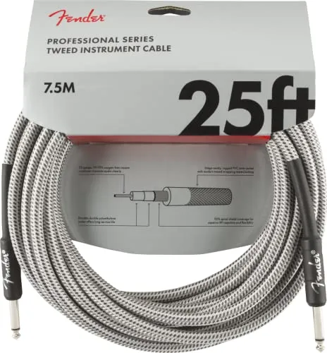 PRO 25 INST CABLE WHT TWD