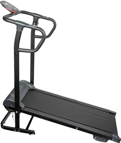Bodyline Fly Magnetisches Laufband, wiederverschließbar, 3 Neigungsstufen, 8 Widerstandsstufen, multifunktionaler LCD-Bildschirm, CE- und EN957-zertifiziert