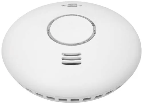 Brennenstuhl Connect WiFi Rauch- und Hitzewarnmelder WRHM01 - WLAN Rauchmelder mit App-Benachrichtigung, 85 dB Alarmton und einfache Installation