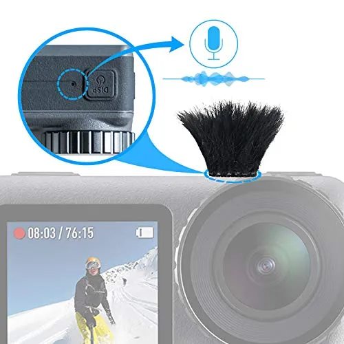 10er Pack Windschutzscheibe Windschutz für DJI OSMO Action Cam, DJI OSMO Windslayer Windschutzscheibe Effizientes Schneiden von Windgeräuschen von YOUSHARES
