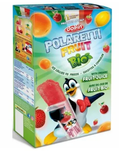 Dolfin Wassereis zum Einfrieren BIO (10x40 ml) 400 ml