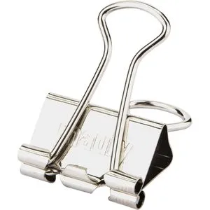 Maul Foldbackklammern 2141996, mauly 214, 19mm, silber, aus Metall, 12 Stück