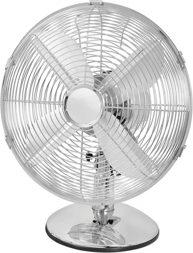 KLARBACH Tischventilator VT 36001 ch, 30 Watt, Vollmetall, Ø 25 cm - Ventilatoren - Der Klarbach VT 36001 ch sorgt mit 30 W Leistung und wählbarer Oszillation für erfrischende Luft und angenehmes Raumklima, ideal für heiße Tage.