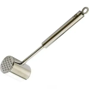 Gräwe Fleischklopfer 595 Edelstahl, Fleischhammer, 28cm, spülmaschinengeeignet