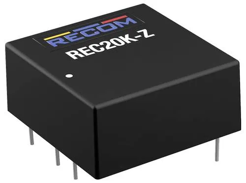 Produktbild RECOM REC20K-2424SZ DC/DC-Wandler, Print 24V 24V 0.833A 20W Anzahl Ausgänge: 1 x Inhalt 1St.