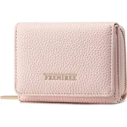 Frentree Geldbörse Damen Portemonnaie mit Reißverschluss, 8 Kartenfächer, Scheinfach, Kompakte Brieftasche mit Dokumentenfach – elegant & allt...
