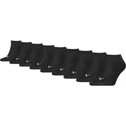 PUMA Uni Socken 12er Pack - Sport Sneaker Socken Schwarz 47-49 - Praktisches 12er Pack PUMA Sneaker-Socken für Damen und Herren. Diese kurzen Socken bieten optimalen Komfort mit flachen Zehennähten und einem gerippten Komfort-Bund. Ideal für Sport und Alltag!