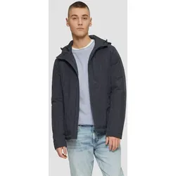 QS Funktionsjacke Outdoor-Jacke Wattierte Übergangsjacke mit Kapuze blau S (44)