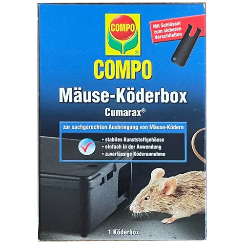 Compo Cumarax abschließbare Mäuse-Köderbox / Mausefalle von COMPO