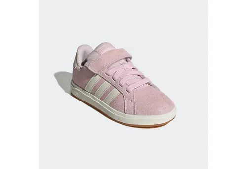 adidas Unisex Kinder Grand Court 00s Schuhe - Sneaker mit regulärer Passform, elastischen Schnürsenkeln und Klettverschluss, ideal für den täglichen Komfort und stylisches Aussehen.
