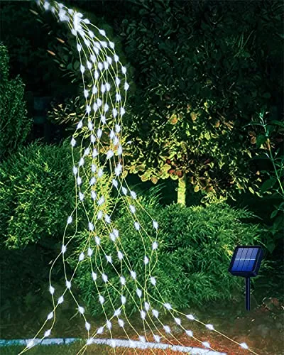 Joysing Solar Lichterkette Aussen 1M 100 LED Lichterschweif