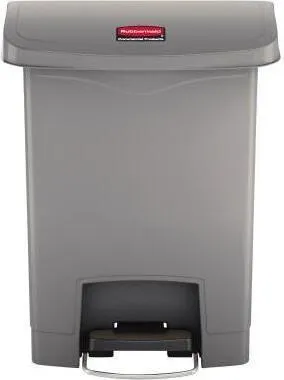 Rubbermaid Commercial Products 1883600 Slim Jim - 30 L Kunststoff-Tretabfalleimer, platzsparend und geräuscharm mit leicht zu reinigender Oberfläche