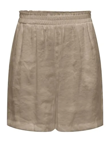 ONLY Damen Onliris Modal Hw Shorts Noos WVN, Silver Mink, S in silber von ONLY