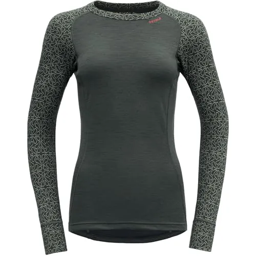 Devold Duo Active Merino 205 Shirt Damen Langarmshirt - Funktionsunterwäsche aus Merinowolle und ThermoLite®, bietet optimale Isolation und Feuchtigkeitstransport für alle Outdoor-Aktivitäten, das ganze Jahr über.