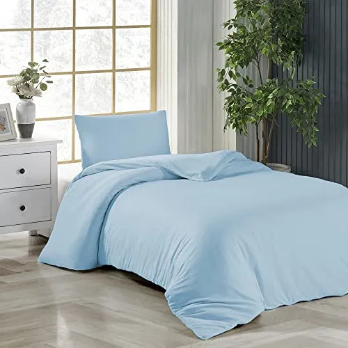 Livessa Bettwäsche 140x200 2teilig Baumwolle - Oeko-Tex zertifiziert - Bettwäsche-Sets aus 100% Baumwolle Jersey, atmungsaktiv und hautfreundlich. Mit hochwertigen Reißverschlüssen für einfaches Beziehen und in 13 Farben erhältlich.