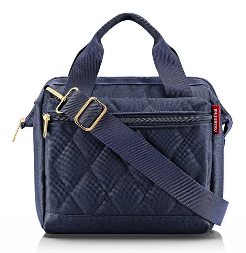 Reisenthel Umhängetasche Allrounder Cross - Einkaufskörbe, nachhaltig aus recyceltem PET, modisches Design mit goldenen Metalldetails und praktischem Stauraum für Damen