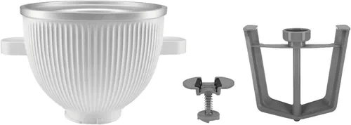 KitchenAid Speiseeisbereiter 5KSMICM - Eismaschine Aufsatz für Küchenmaschine - Speiseeisbereiter für KitchenAid mit 1,9L Fassungsvermögen, schnell gefrierend und einfach zu handhaben dank neuem Rührarm und verbesserten Griffen.