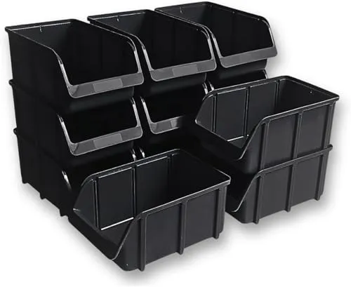 Hünersdorff 12 x Sichtbox in schwarz von Hünersdorff
