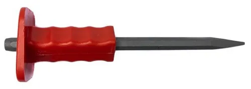 TrendLine Spitzmeissel 300 mm mit Handschutz Fliesenmeißel Steinmeißel