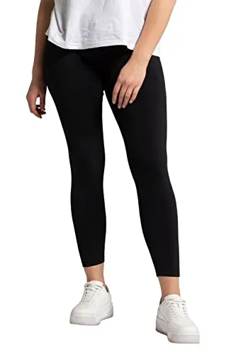 Studio Untold Damen Jersey-Leggings Hose, dunkelgrau, 58+