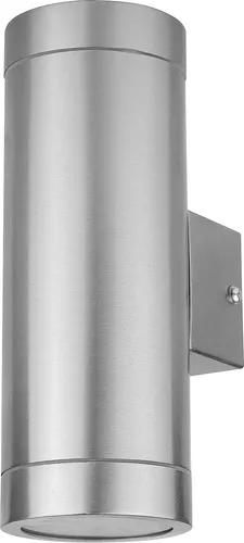 Grafner UP and DOWN Edelstahl Wandlampe in silber von Grafner