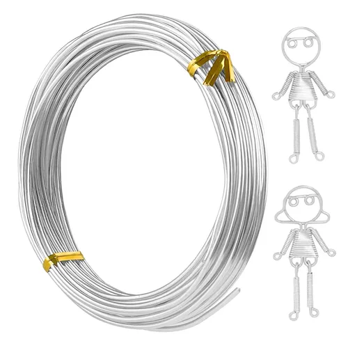 Aluminiumdraht Schmuckdraht 2 mm Prozess Aluminiumdraht Craft Aluminium 10 Me...