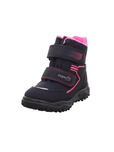 Superfit Husky blau/pink (8020) 28 - Wasserdichte GORE-TEX Winterboots für Kinder, ideal für Freizeit und Camping. Mit reflektierenden Details und herausnehmbarer Einlegesohle für optimalen Komfort und Sicherheit.