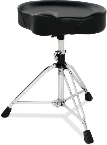DW 3120 Drum Hocker - Zubehör für Schlaginstrumente, ergonomische Sattelform für optimalen Sitzkomfort und höhenverstellbar von 53 bis 72 cm.